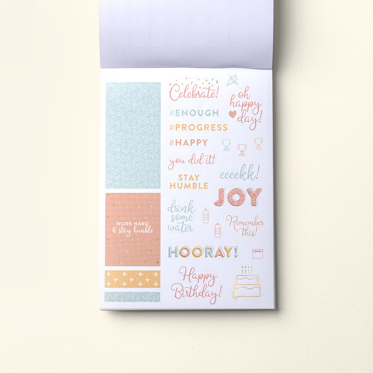 Home Planner Sticker Book pages