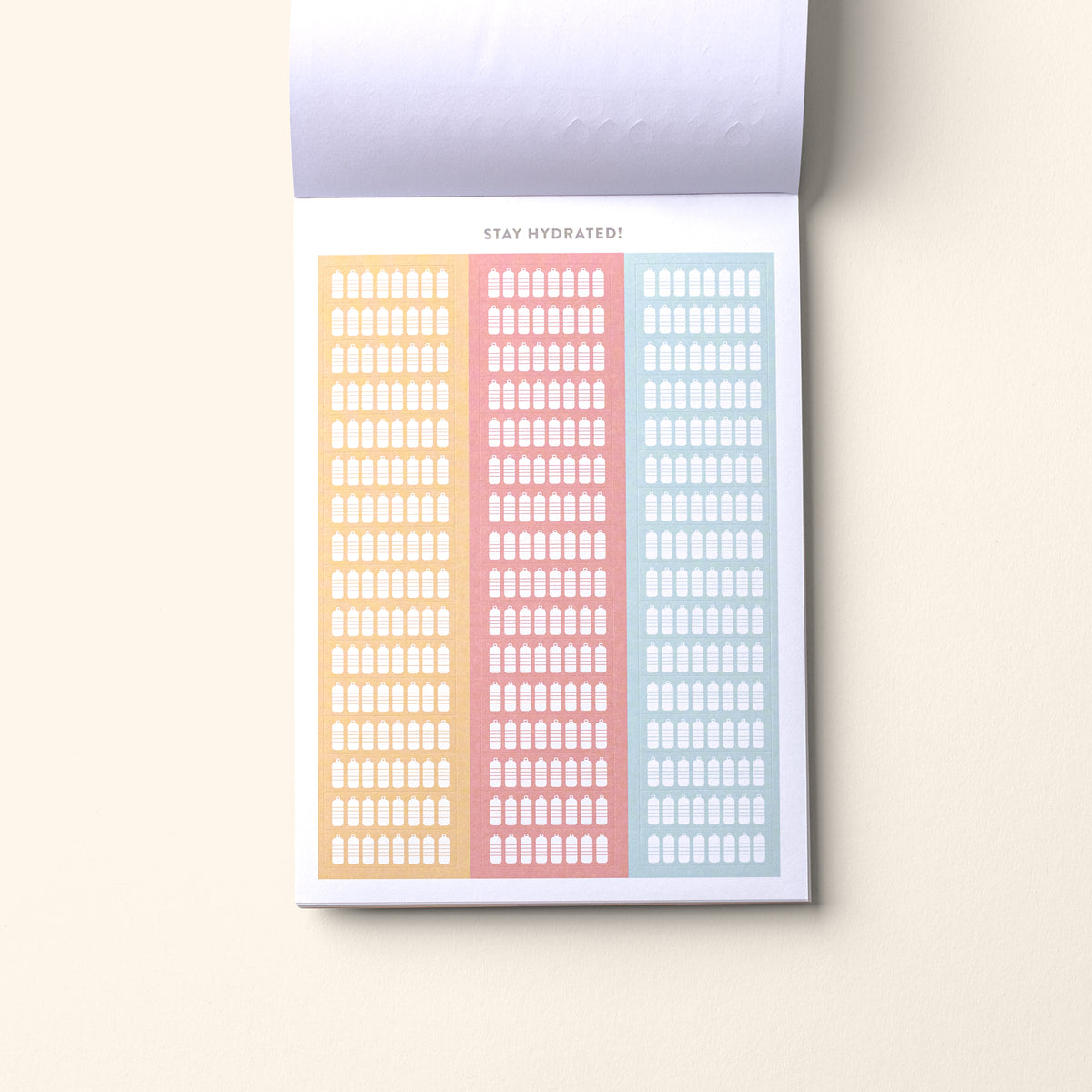 Home Planner Sticker Book Stay Hydrated page