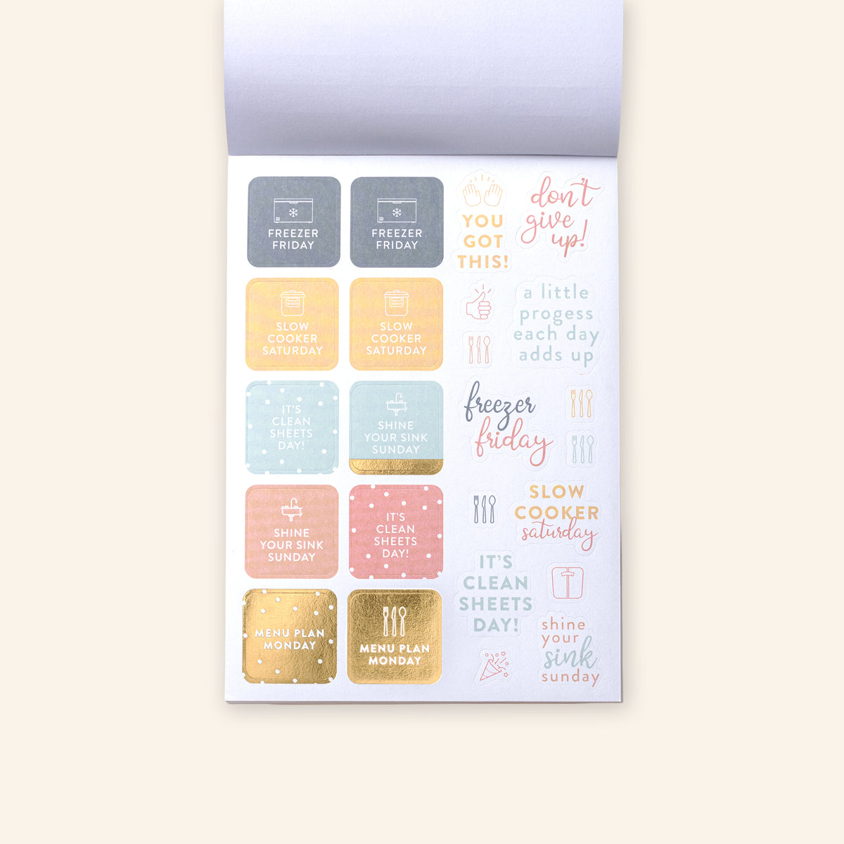 Home Planner Sticker Book 1st ED