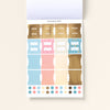 Home Planner Sticker Book Foldable Tabs page