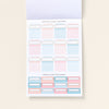 Home Planner Sticker Book Monthly Habit Trackers page
