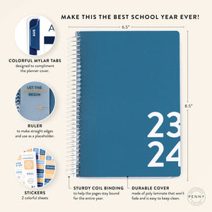 Student Planner (2023-2024, Blue)