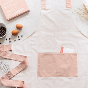 Kitchen Apron Collection in pink plaid