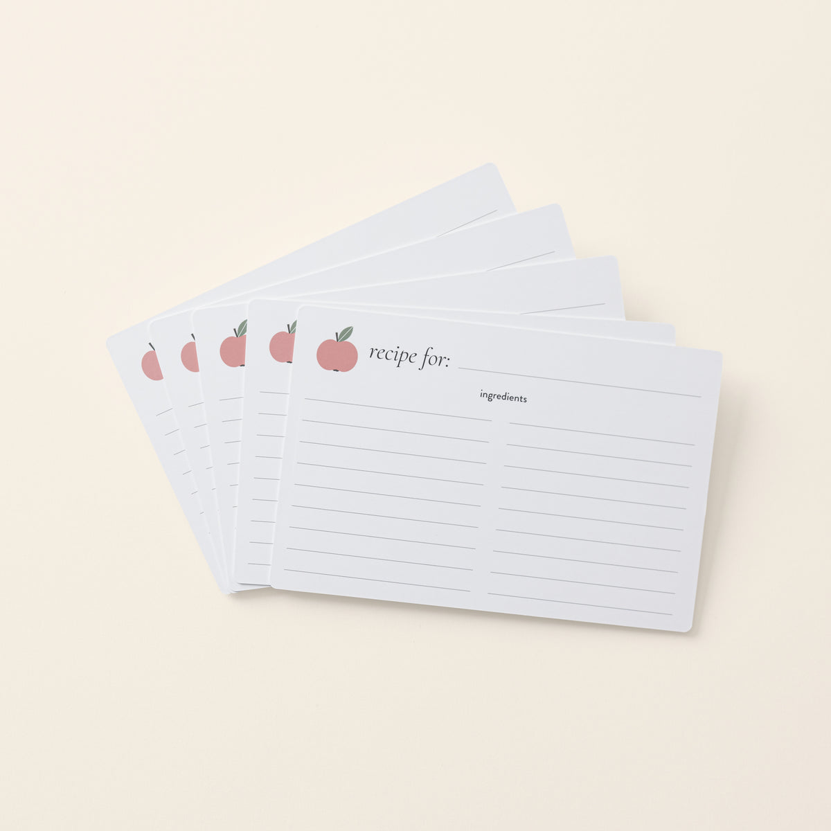 Blank Recipe Cards