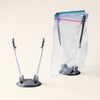 Freezer Bag Stands -  plastic storage freezer bag affixed to stand
