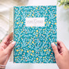 Home Planner with blue floral cover