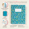 Home Planner with Colorful Tabs, Inside Pocket, Stickers, Coil Binding and Durable Cover