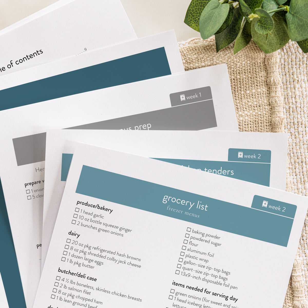 Freezer Series printed from download