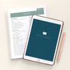 Freezer Expansion Pack downloaded on iPad with printed spiral bound
