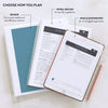 Sides Menu Series downloads available on iPad & GoodNotes, printed in spiral bound and binder