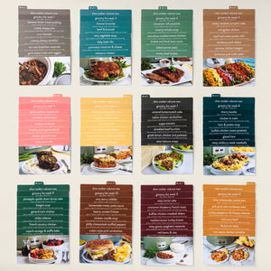 Slow Cooker Volume Two Menu Plans Pack - Photo Edition