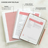 Summer Menu Series downloads available on iPad and GoodNotes and printed in spiral bound or binder