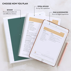 Whole Foods Menu Series available downloaded to iPad and GoodNotes and printed in spiral bound or binder