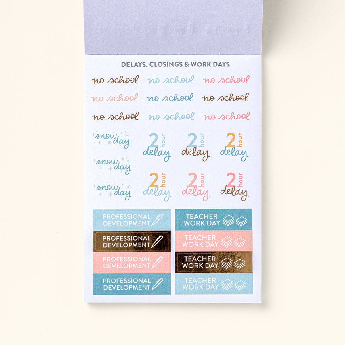 Teacher Sticker Book View 6