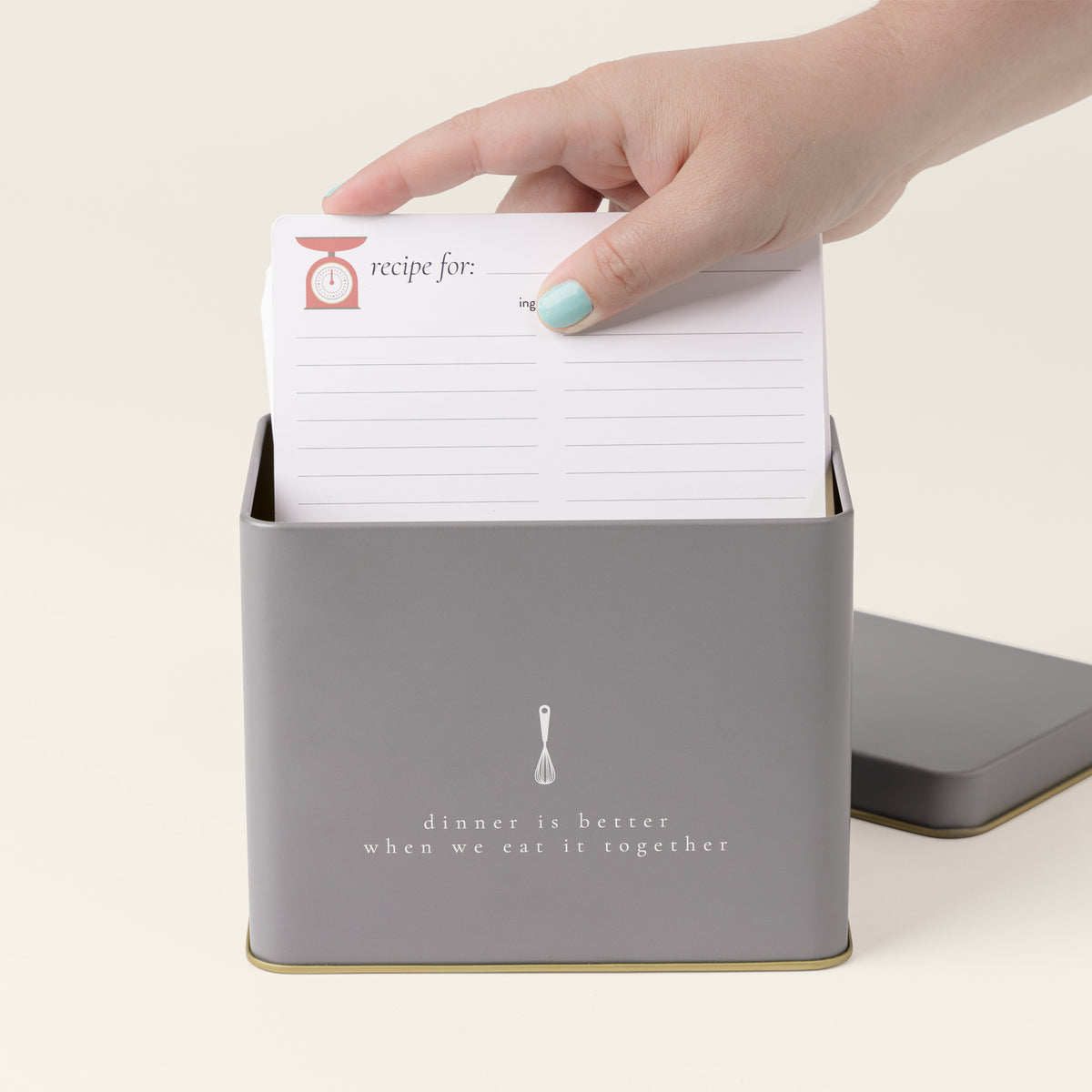 grey recipe tin view 2