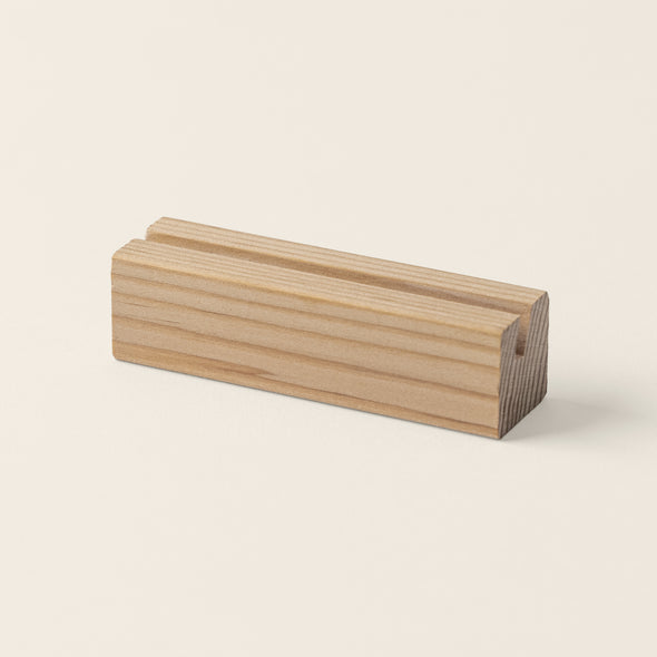 Wooden Block Recipe Card Holder