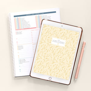 gold leaf digital planner 2025