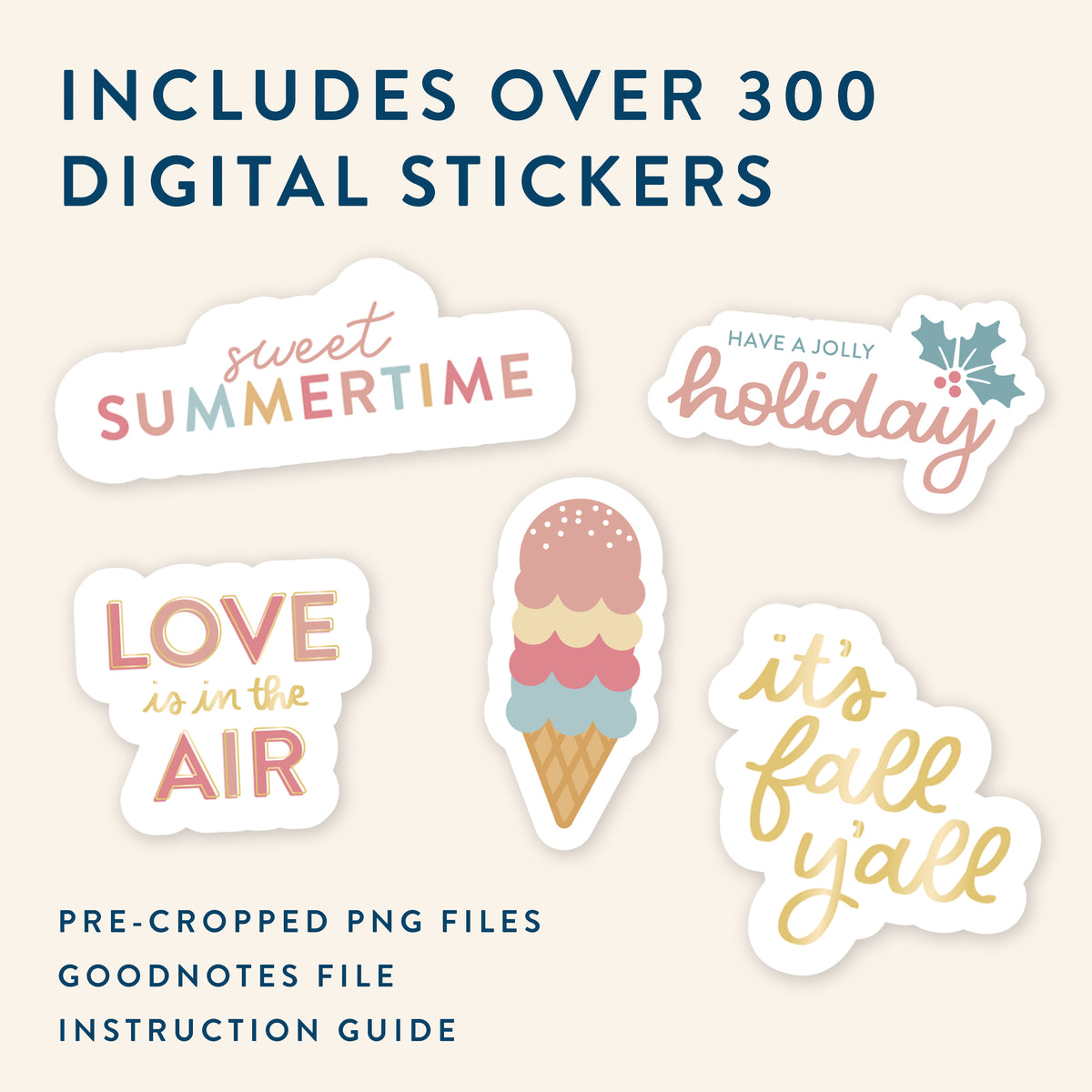 Holiday Sticker Book - Digital
