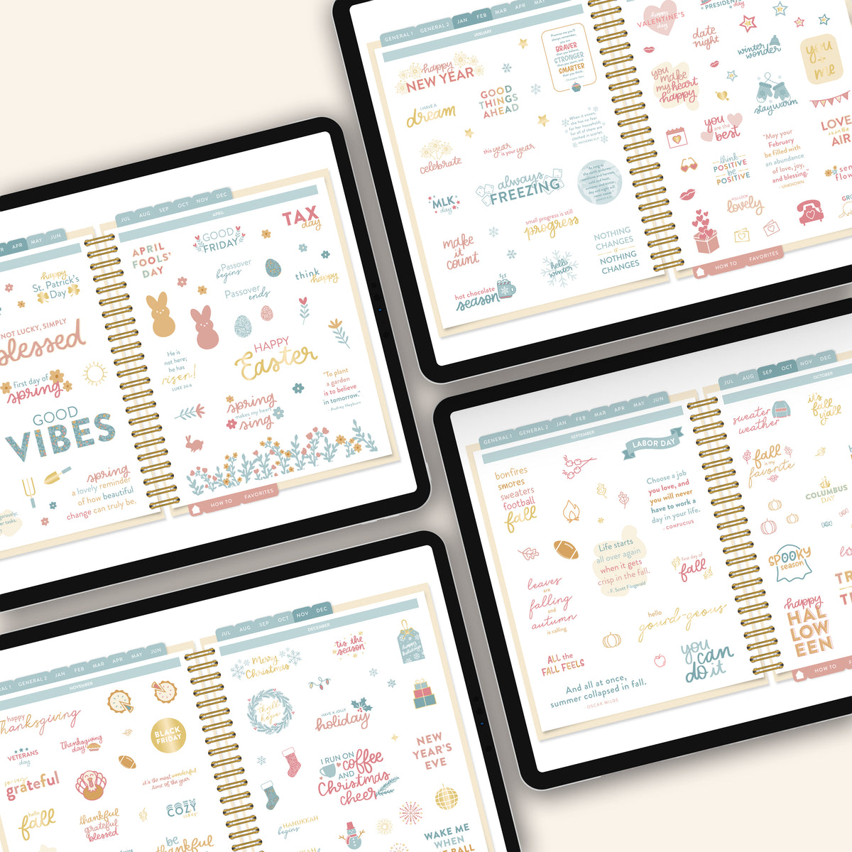 Holiday Sticker Book - Digital