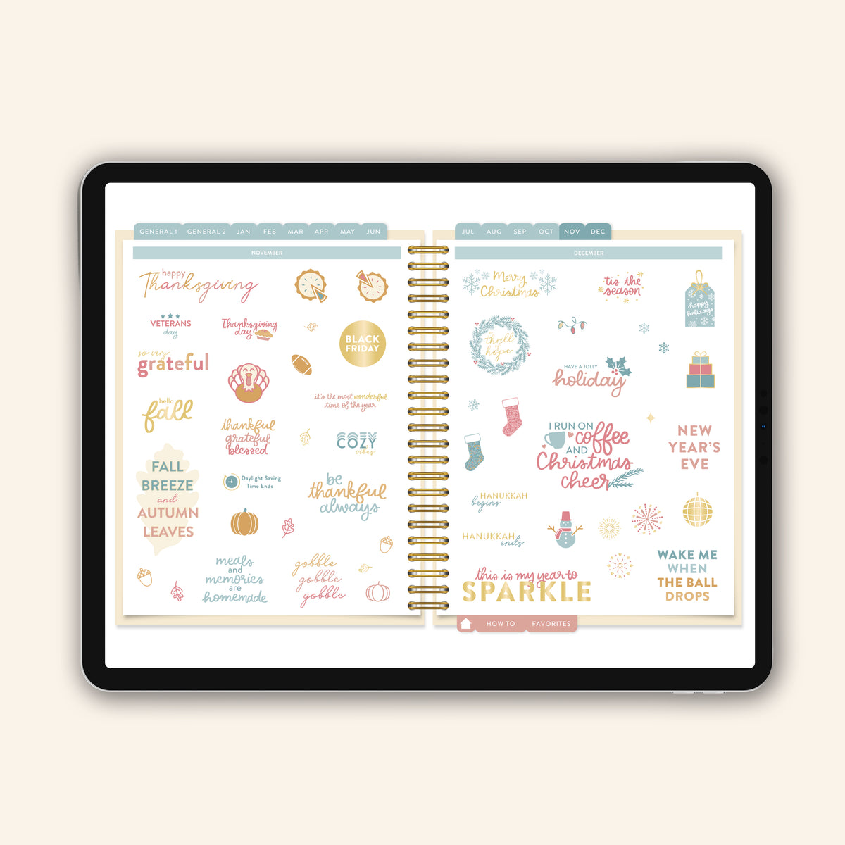 Holiday Sticker Book - Digital
