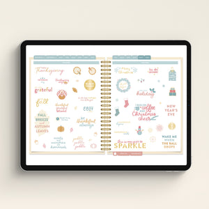 holiday digital sticker book page 7