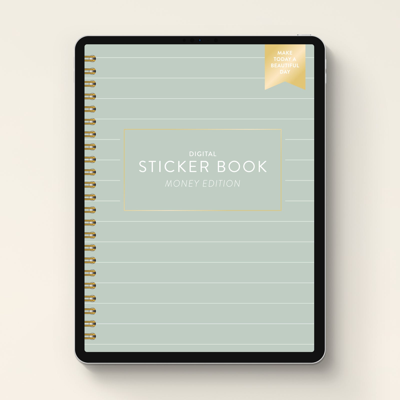 money digital sticker book cover