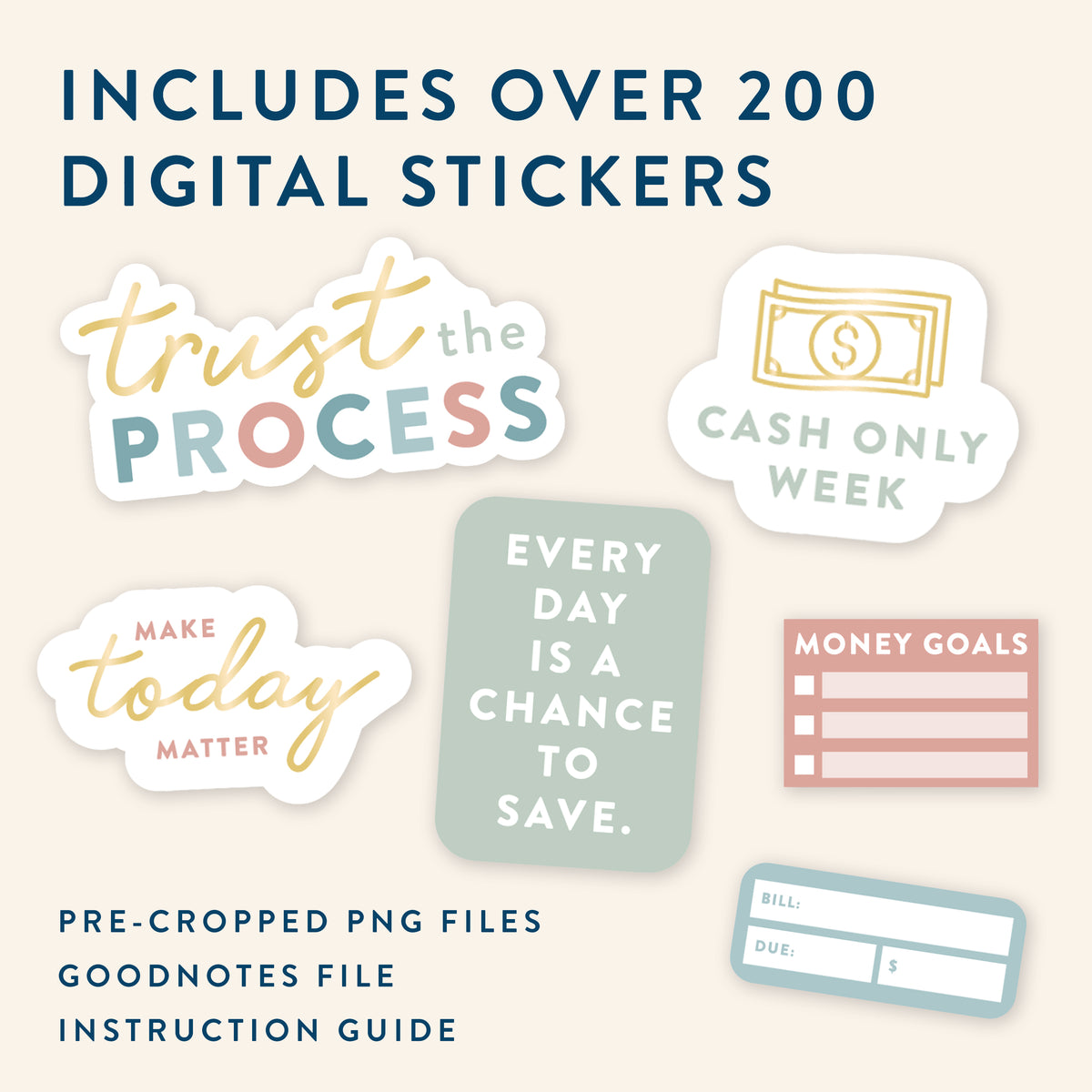 Money Sticker Book - Digital