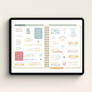 money digital sticker book page 1