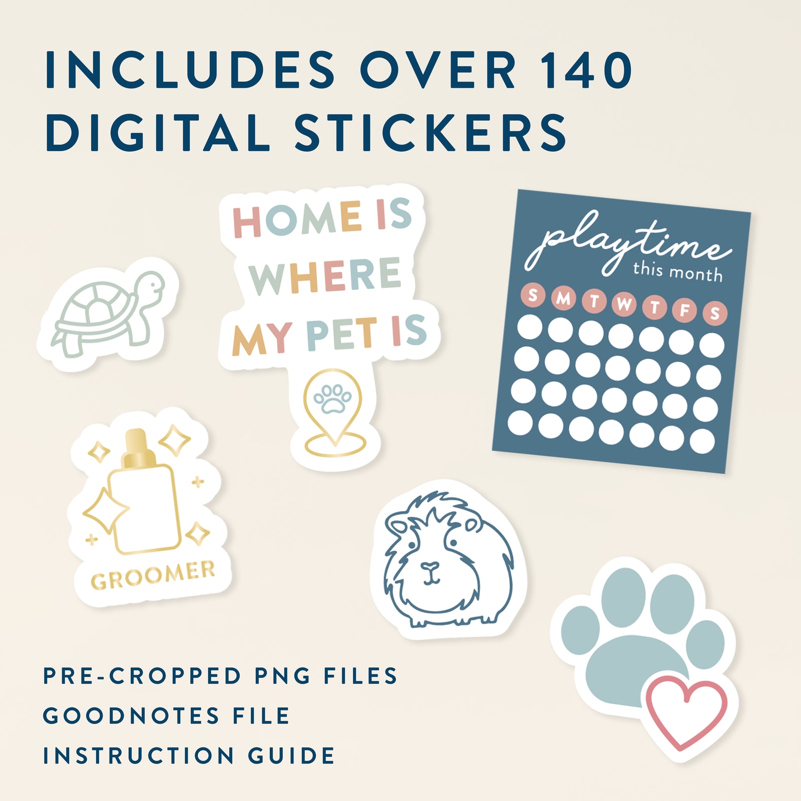 Digital Pet Sticker Book