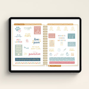 Digital Pet Sticker Book