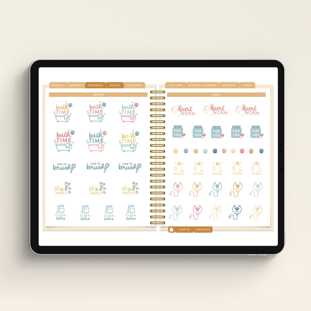 Digital Pet Sticker Book