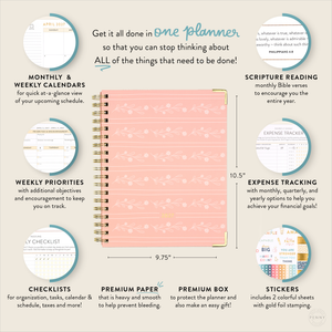 2027 pink work planner benefit image 2
