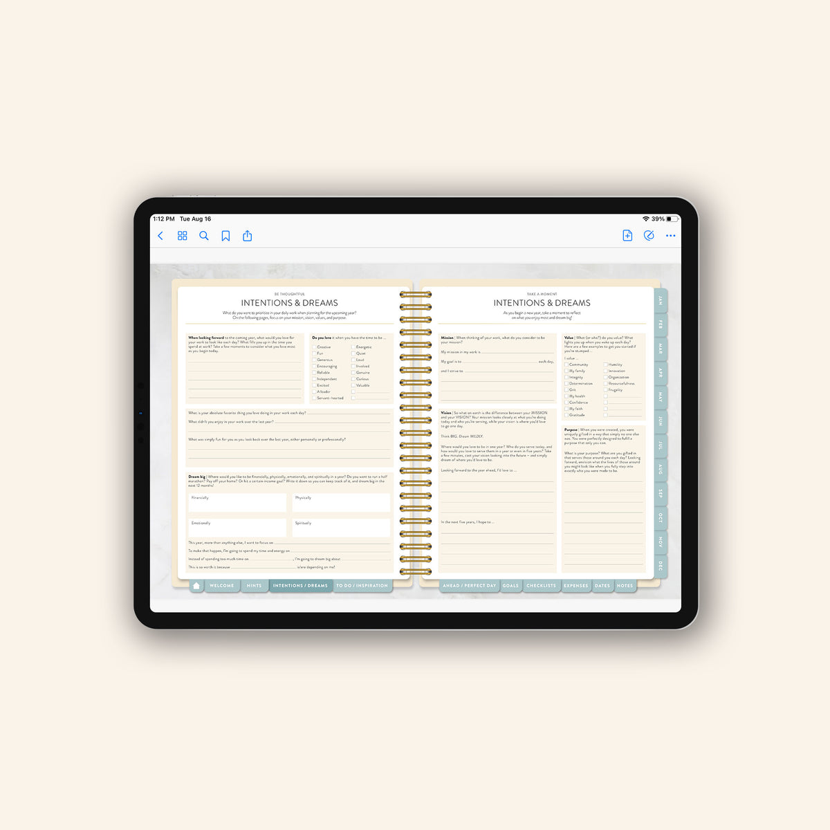 Work Planner (Digital, 2026)