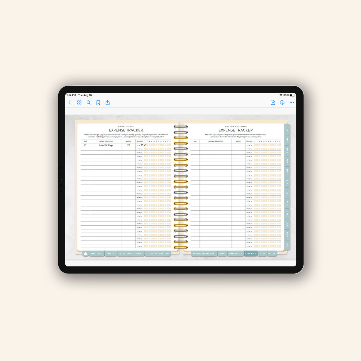 Work Planner (Digital, 2026)