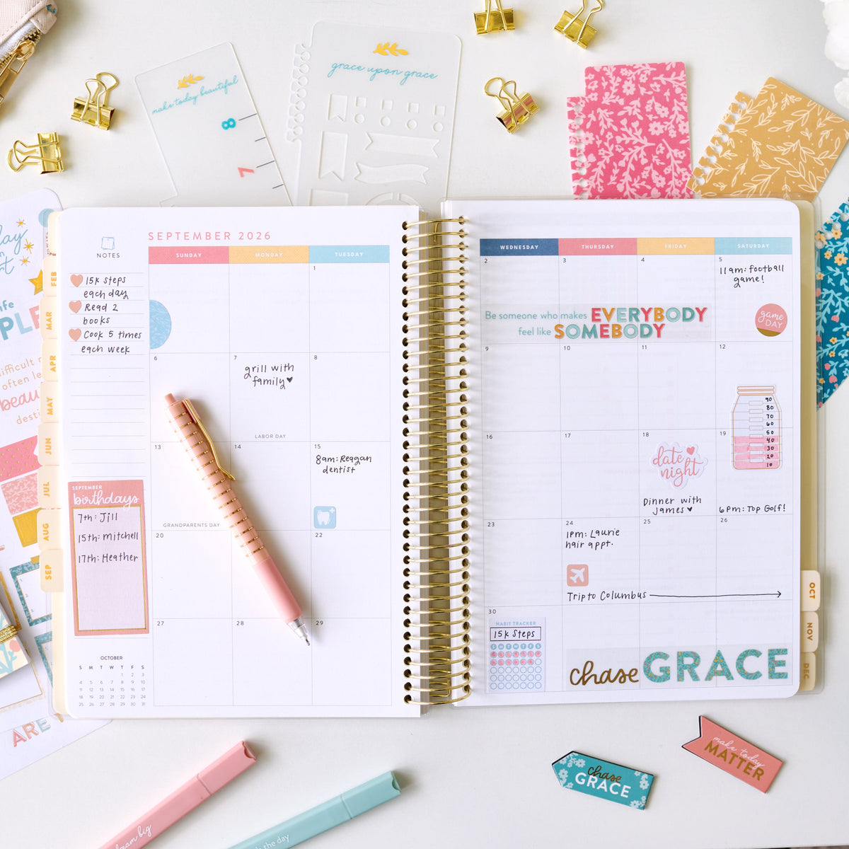 2026 home planner monthly view