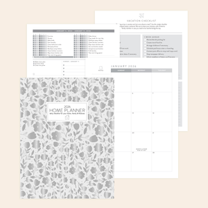 2026 home planner black and white