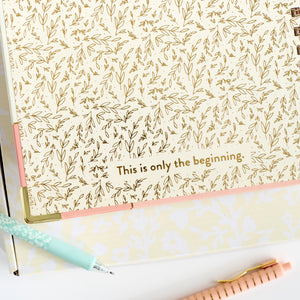 2026 pink work planner inside cover