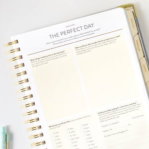 2026 work planner perfect day page