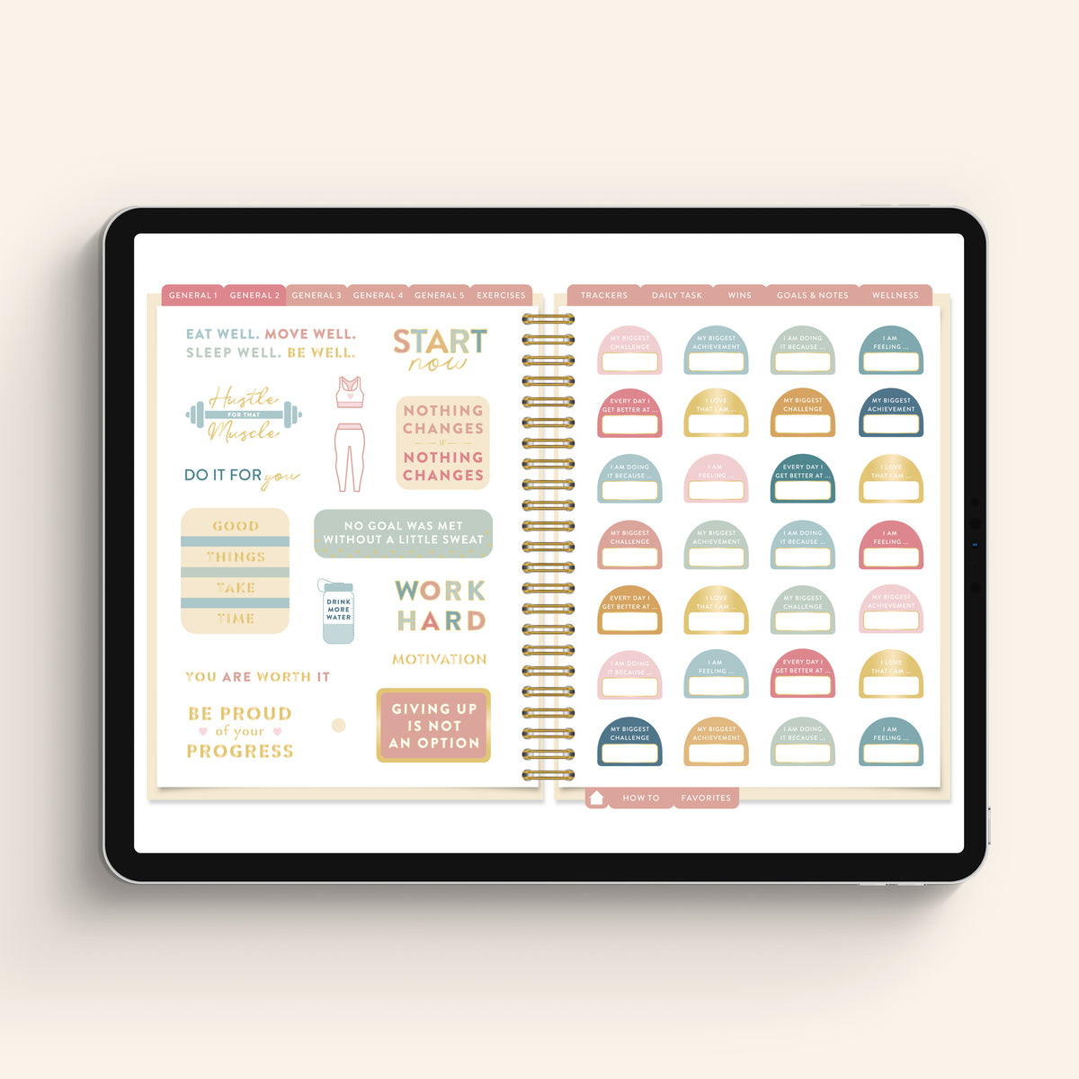 Wellness Sticker Book - Digital