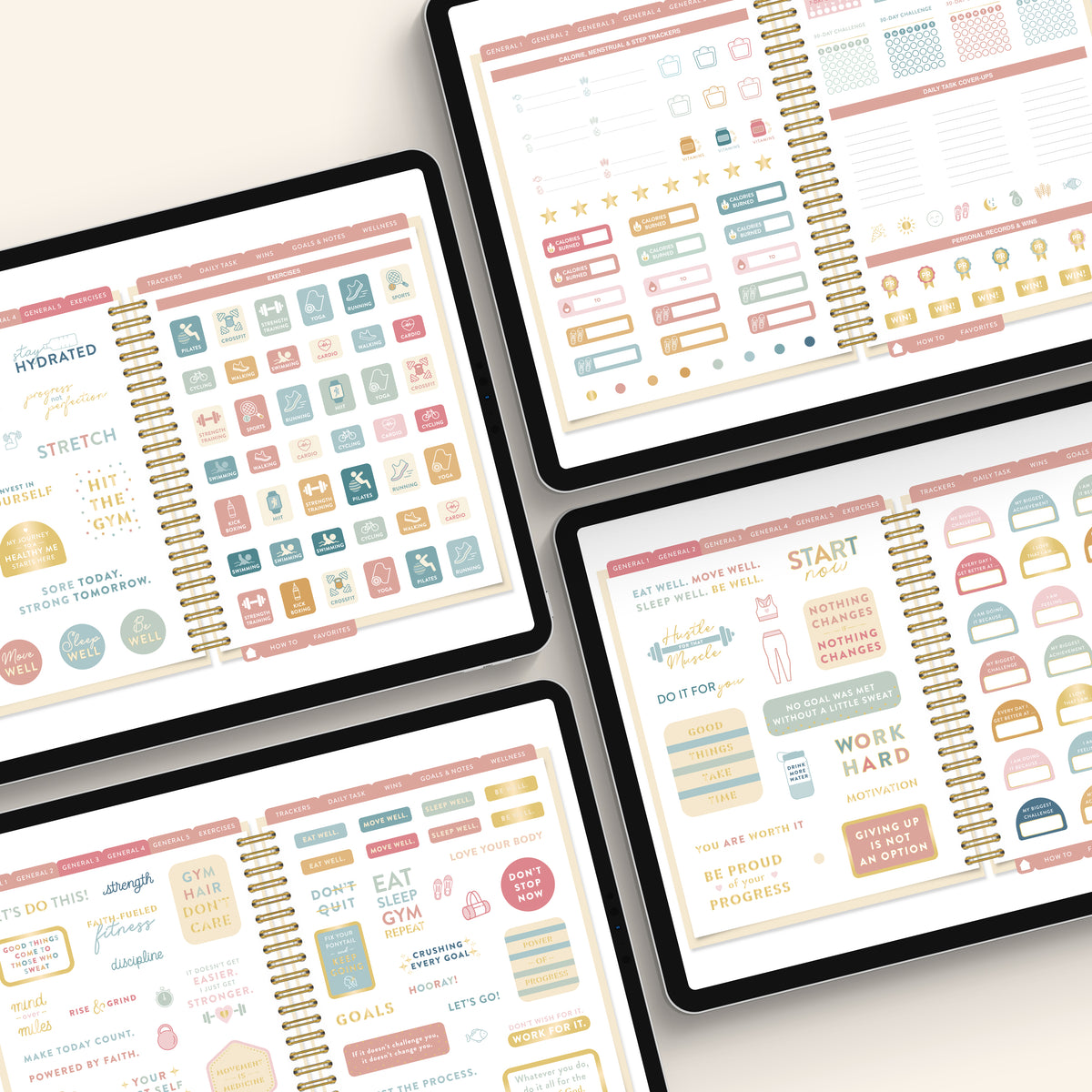 Wellness Sticker Book - Digital