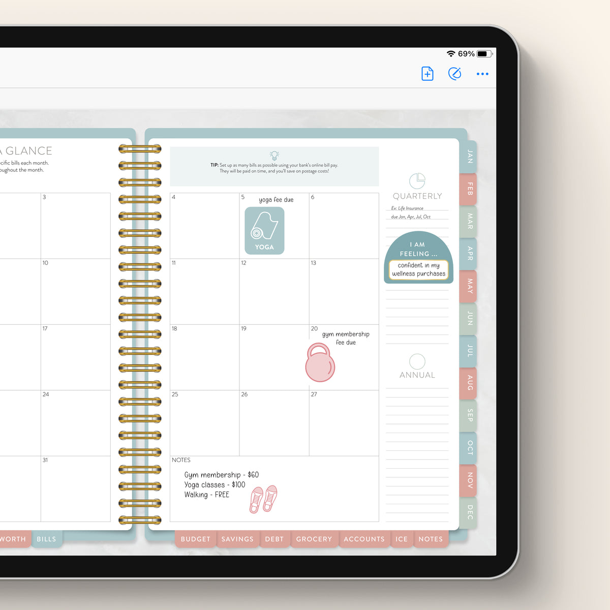 Wellness Sticker Book - Digital