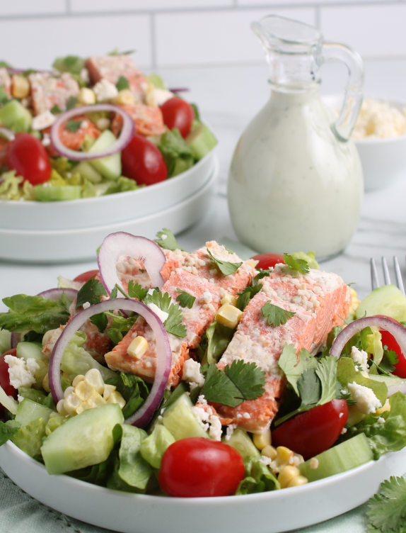Mexican Grilled Salmon Salad