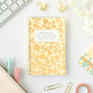 2026 cream pocket calendar cover