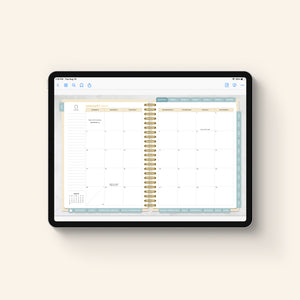 2027 digital work planner on tablet page 9
