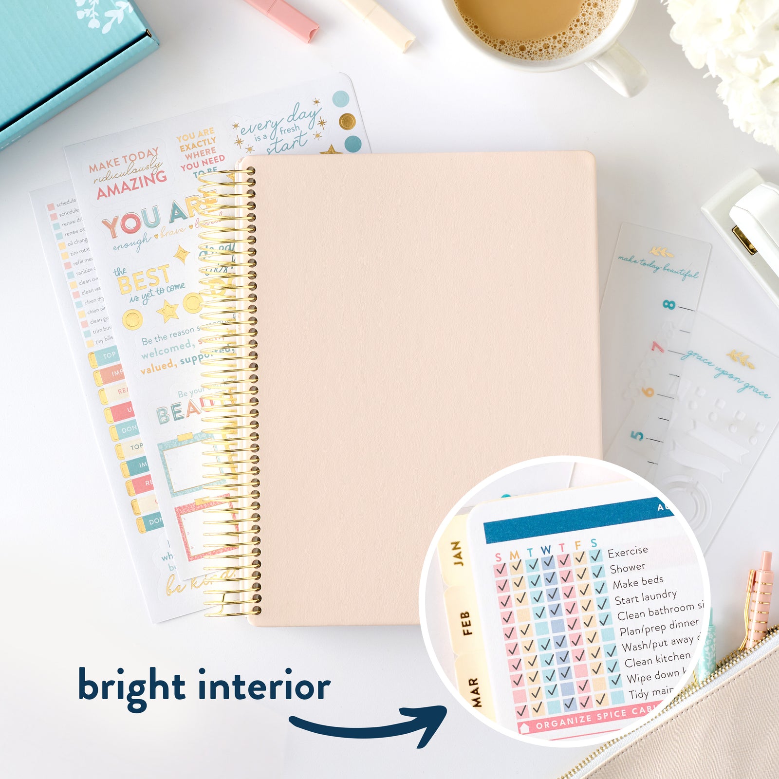 2026 blush home planner with interior shot