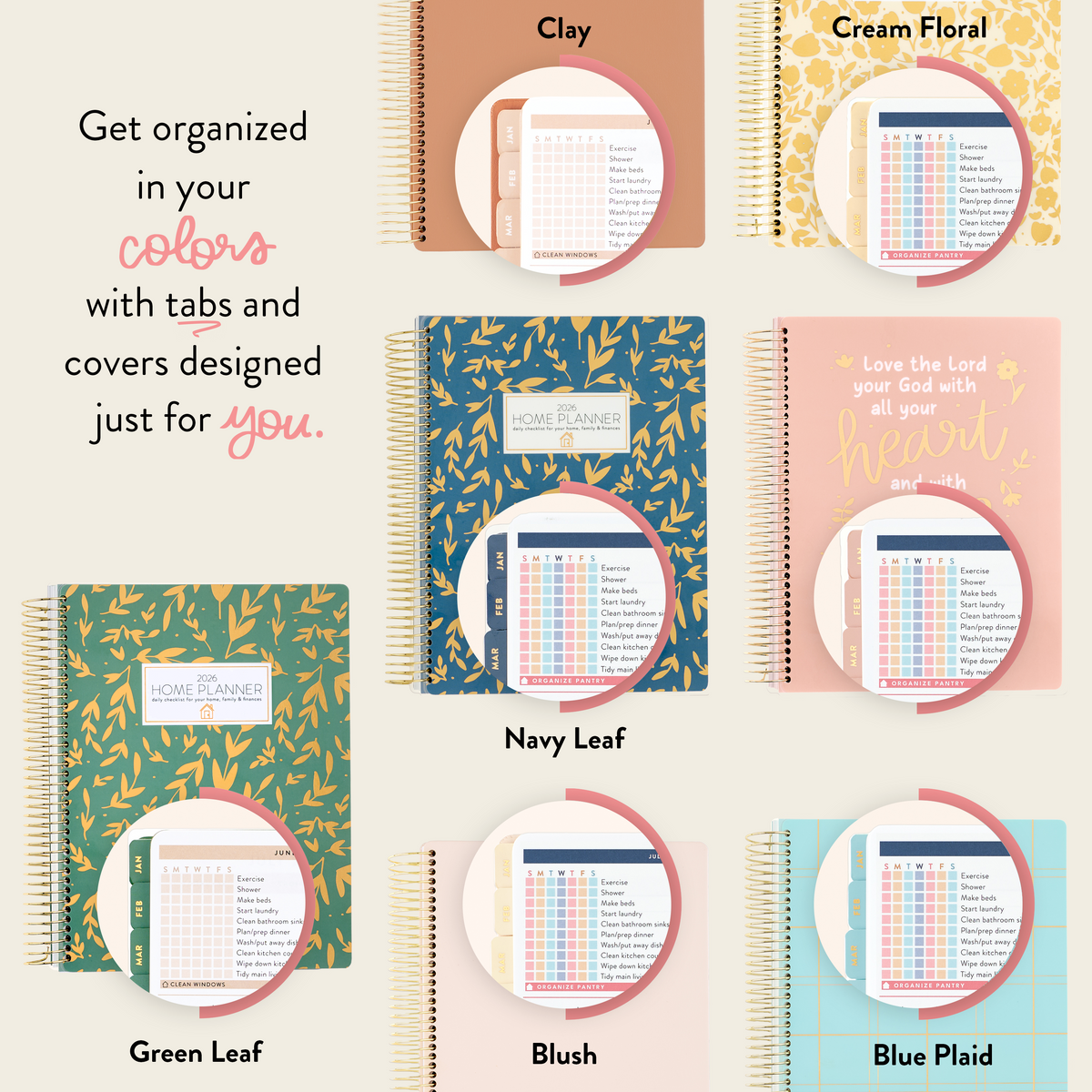 clay tabs and checklists