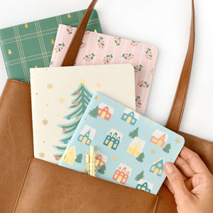 Christmas Blank Journals (Set of 4)