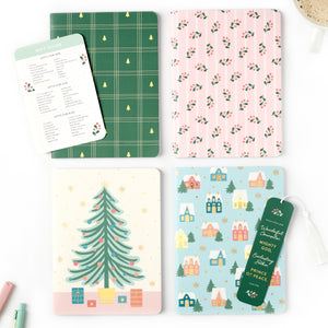 Christmas Blank Journals (Set of 4)