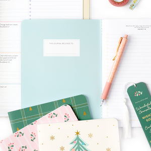 Christmas Blank Journals (Set of 4)
