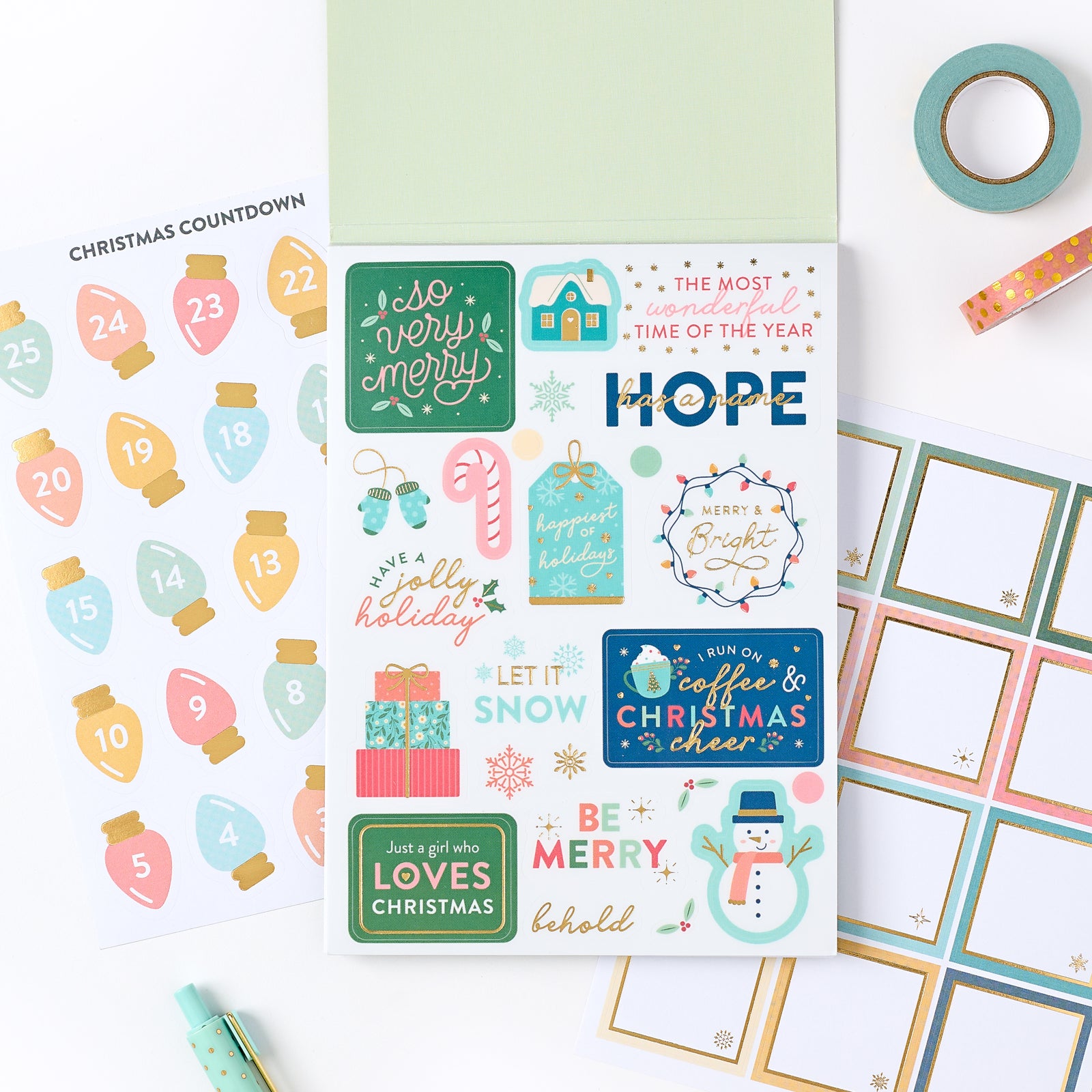 Christmas Sticker Book
